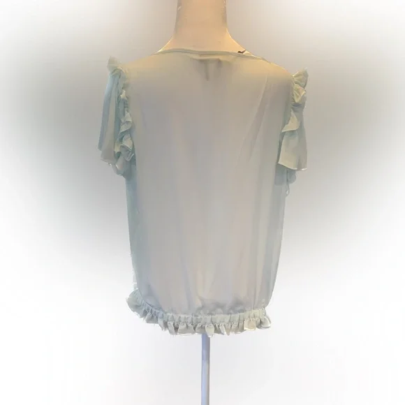 DKNY blouse new with tags, pale mint size L - Picture 4 of 4